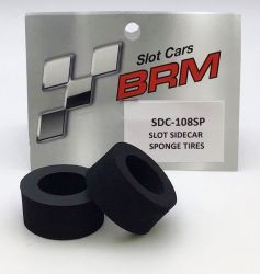 BRM, Sidecar 1:18, Moosgummi-Rennslicks, 2 Stk., SDC-108SP