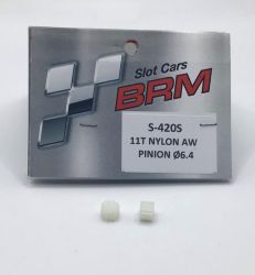 BRM, Motorritzel 11z (Ø6,4mm), Nylon, 2 Stk.