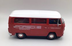 Carrera Evo. 1/32, VW Bus T2b, 'Porsche Renndienst', 27760