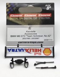 Carrera 1/32, Kleinteile BMW M6 GT3, 91111