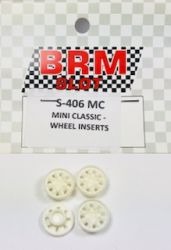 BRM 1/24, Felgeneinsätze für 'Classic'-Felgen, 4 Stk.