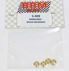 BRM 1/24, Achslager Messing,  6 x 3 mm, 2 Stk.