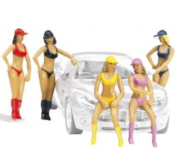 Carrera 1/32, Figuren 'Pit Babes', 5 Stk. 21114