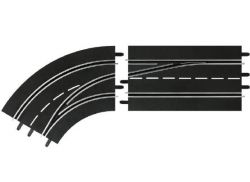 Carrera Digital 132/124, Spurwechselkurve (2-teilig)