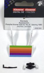 Carrera 1/32, Kleinteile Porsche Kremer 935 K3, Nr.9