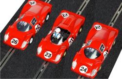 Scalextric 1/32, 1967 Daytona 24 Triple Pack, C4391A