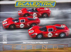 Scalextric 1/32, 1967 Daytona 24 Triple Pack, C4391A