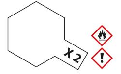 Tamiya, Acrylfarbe X-2, Weiss glänzend, 23ml