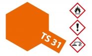 Tamiya, Acryl-Sprayfarbe (100ml), TS-31 Leucht Orange