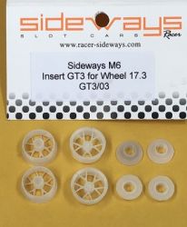 Sideways, Felgeneinstze GT3 'Typ M6' (v.+ h.), 4 Stk.