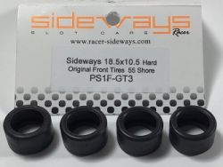 Sideways, Reifen 18.5x10mm (vorne/hart) GT3, 4 Stk.