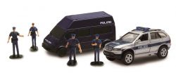 NewRay 1:32, Polizei-Set, BMW X5 + Van (Metall)