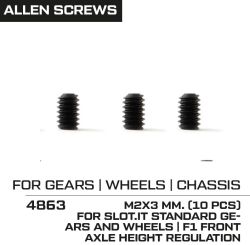 NSR, M2 x 3mm, Madenschraube, 10 Stk., 4863