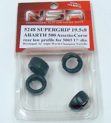 NSR, Reifen 'Supergrip' Ø19,5 x 8mm, 4 Stk.