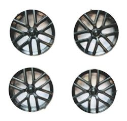 NSR, Felgeneinsätze BBS 6-spokes, schwarz (Ø13,9mm), 4 Stk.