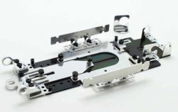 Plafit 1/24, Chassis Super24 mit Grundplatte Messing 106.5mm