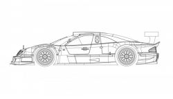 RevoSlot 1/32, Mercedes CLK GTR, Bausatz 'White Kit', RS0096