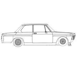 RevoSlot 1/32, BMW 2002, White Kit Typ C, RS0160C