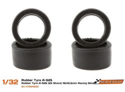 Scaleauto, Reifen 19.0x10.5mm (25 Sh), 4 Stk., SC-4752AS25