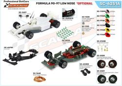 Scaleauto 1/32, Formula 90-97, Bausatz 'Low Nose', SC-6251