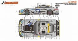 Scaleauto 1/32, Mercedes-AMG GT3, Nr.50, Bausatz,  SC-6278RD