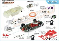 Scaleauto 1/32, Callaway GT3, Nr.26, 2018, SC-6350R