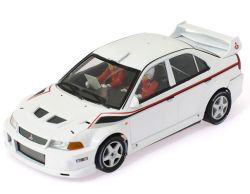 Scaleauto 1/32, Mitsubishi Lancer Evo VI, Weiß, SC-6284R