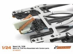 Scaleauto 1/24, Metallchassis (vormontiert) 'Sport XL TCR'