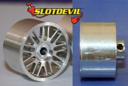 Slotdevil, Alu-Designfelge, 2 Stk., 21 x 13mm, ECO
