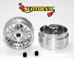 Slotdevil, Alu-Stegfelge BBS, 2 Stk., 23,5 x 13mm