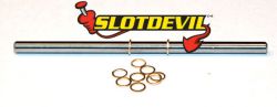 Slotdevil, Achsdistanz 0.4mm, fr 3mm, Messing, 10 Stk.