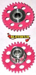 Slotdevil, Spurzahnrad 32z, (16.9mm), pink, 1 Stk.