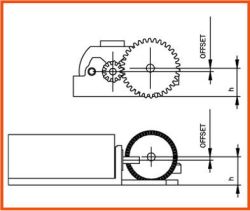 Slot.it, Motorhalter Offset 0.0 'Flat' carbonfiber