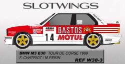 Fly 1/32, BMW M3 E30, Nr.14, Korsika Rallye 1989