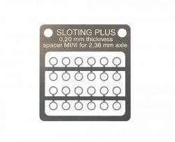 Sloting Plus, Distanzen 'Mini' 0.20mm für Ø2.38mm, 24 Stk.