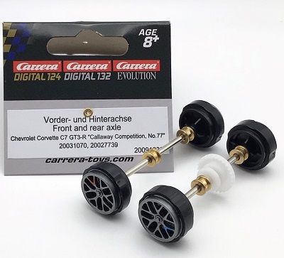 Carrera 1/32, Achs-Set Corvette C7 GT3-R, 91233