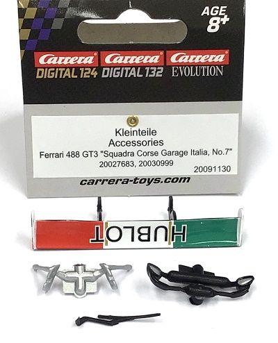 Carrera 1/32, Kleinteile für Ferrari 488 GT3, Nr.7, 91130