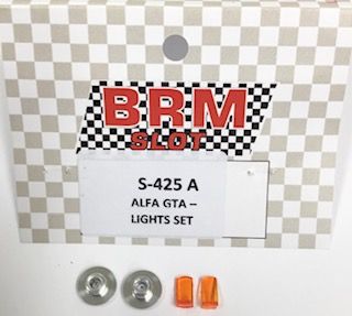 BRM 1/24, Scheinwerfer + Rücklichter für Alfa Giulia