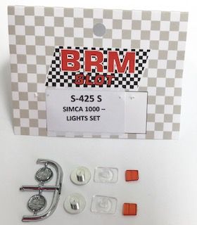 BRM 1/24, Scheinwerfer + Rücklichter für Simca 1000