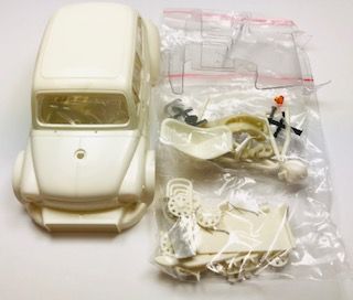 BRM 1/24, Bausatz Karosserie Abarth 1000, weiß