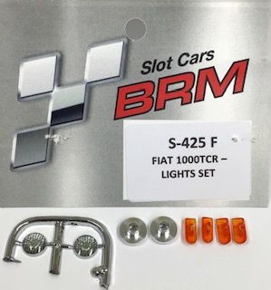 BRM 1/24, Scheinwerfer + Rücklichter für Abarth 1000