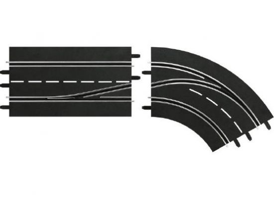 Carrera Digital 132/124, Spurwechselkurve, 30364