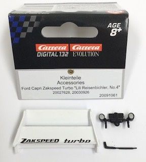 Carrera 1/32, Kleinteile für Ford Capri Zakspeed, Nr.4