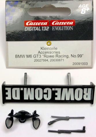 Carrera 1/32, Kleinteile BMW M6 GT3, Nr.99, 91003