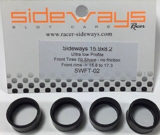 Sideways, Reifen 15.9x8.2mm (vorne/hart) Gr.5, 4 Stk.