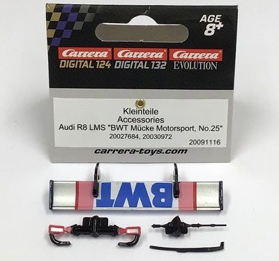 Carrera 1/32, Kleinteile Audi R8 LMS, 91116