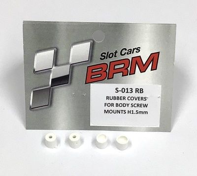 BRM, Karosseriehalterhülsen 'Anti-Vibration' (1,5mm), 4 Stk.