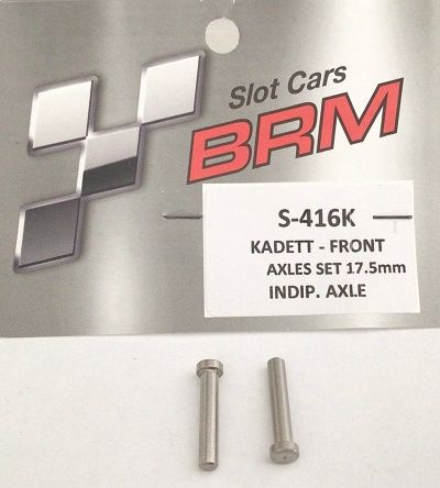 BRM 1/24, Achsen mit Bund, 3 x 17.5mm, 2 Stk.