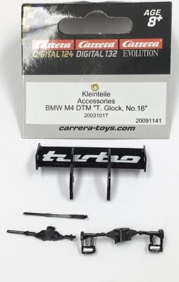 Carrera 1/32, Kleinteile BMW M4 DTM, 91141