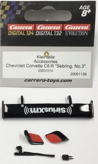 Carrera 1/32, Kleinteile für Corvette C8.R, 91138